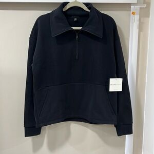Beyond Yoga Black 1/4 Zip Pullover size Medium